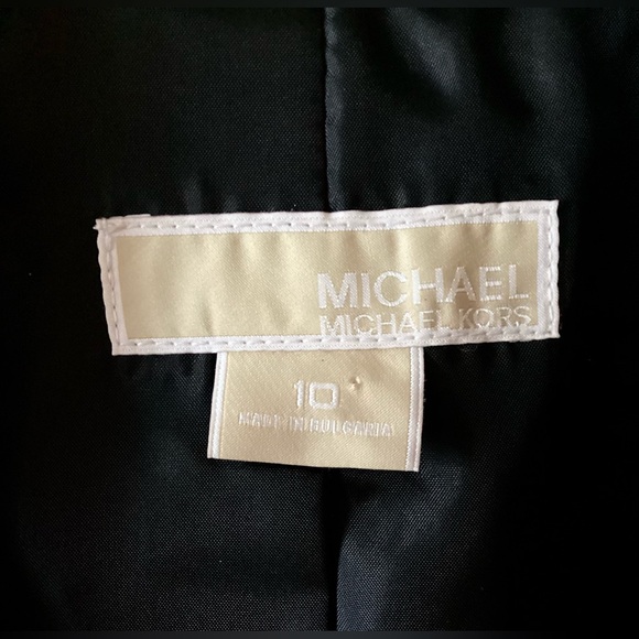 Michael Kors Black Blazer Jacket Women Size 10 Business Casual - Picture 3 of 7